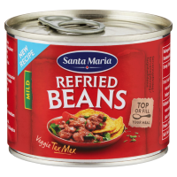 Refried Beans, Canned, Fat-free