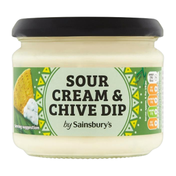 Soured cream and chive dip