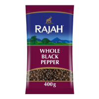 Whole black peppercorns