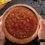 Smoky tomato pepper salsa