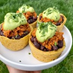 Stuffed plantain cups