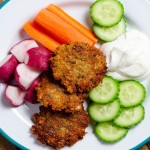 Carrot and Bean Fritters